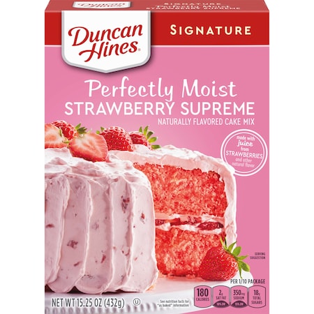 Duncan Hines Duncan Hines Signature Strawberry Supreme 15.25 oz., PK12 4420941185
